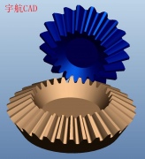 直锥齿轮副的精确建模--按等滑动率建模,使磨损和噪音最小 